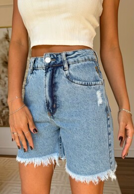 BERMUDA NICOLE DESFIADA - COSH JEANS - Jeans