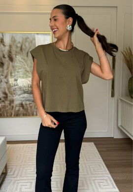 BLUSA FEMININA SOFIA - COSH JEANS - Verde militar