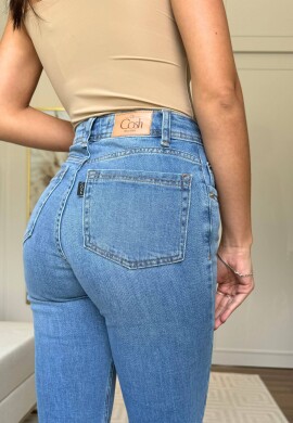 CALÇA FEMININA RETA TALITA - COSH JEANS - Jeans