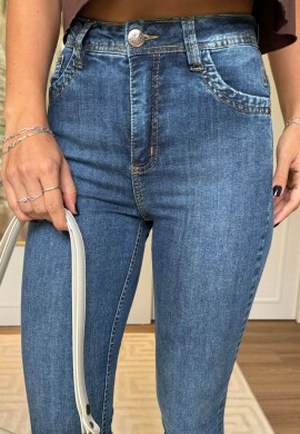 CALÇA FEMININA SKINNY MARI  COSH JEANS  Jeans medio