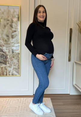 CALÇA JEANS PARA GESTANTES ANA REGULADORA  COSH JEANS - Jeans medio