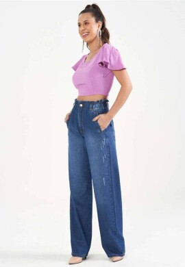 CALÇA JEANS WID C/ ELASTICO FEMININA  COSH  Jeans