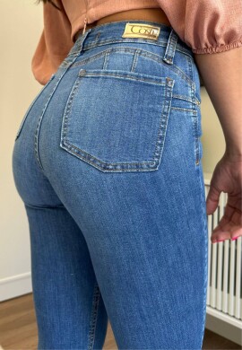 CALÇA LEVANTA BUMBUM FEMININA EVILIN  COSH  Jeans
