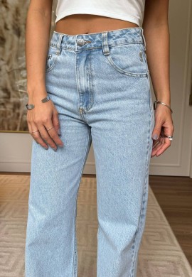 CALÇA WIDE LEG FEMININA MARIELE  COSH JEANS  Jeans