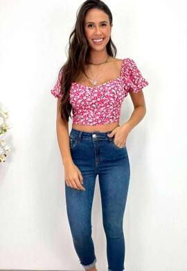 CROPPED PRINCESA ESTAMPADO  COSH JEANS  Pink