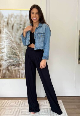 JAQUETA JEANS CROPPED EDUARDA  COSH JEANS  Jeans