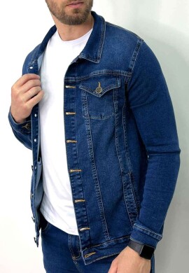 JAQUETA JEANS MOLETOM MASCULINA - COSH JEANS - Jeans