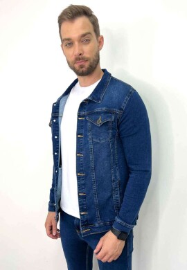 JAQUETA JEANS MOLETOM MASCULINA - COSH JEANS - Jeans