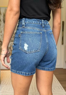 SHORT JEANS FEMININO PAOLA BOY DETONADO - COSH - Jeans