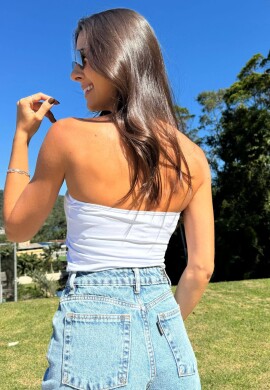 TOP TUBE ANA - COSH JEANS - Branco