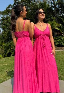 VESTIDO FEMININO JACAR - COSH - Rosa